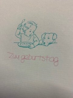 Zum Geburtstag Karte