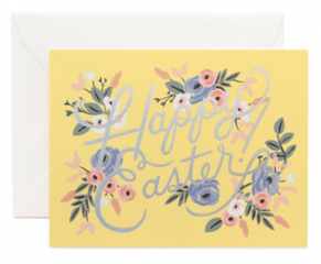 Happy Easter Karte Gelb