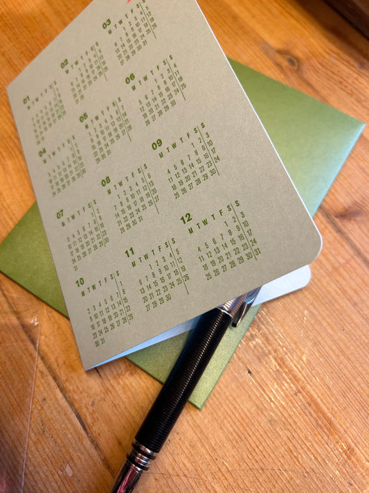 Kalender Karte Salbei