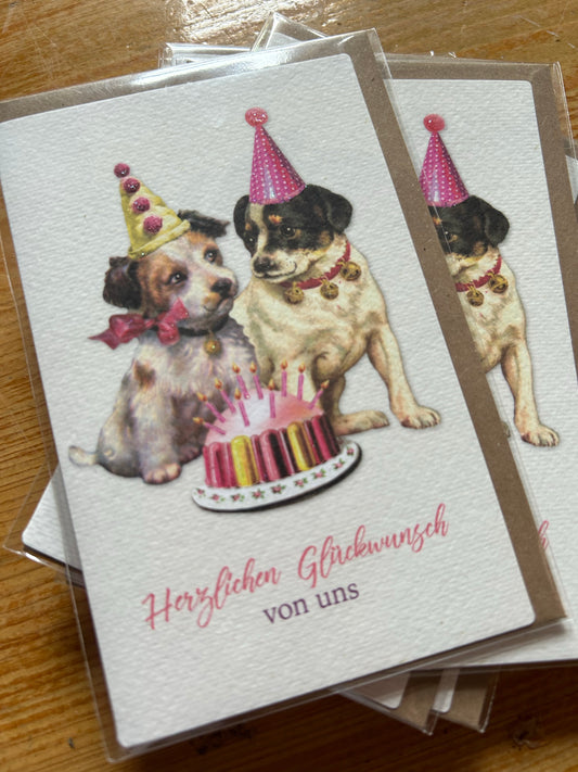 Herzlichen Glückwunsch von uns Kärtchen