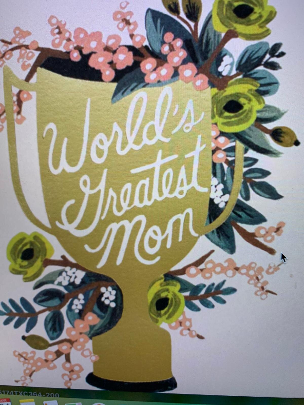 World´s greatest mom Karte
